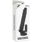 BASECOCK - VIBRATORE REALISTICO TELECOMANDO NATURALE 21 CM -O- 4 CM